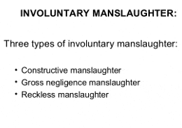 PC 192 - Manslaughter