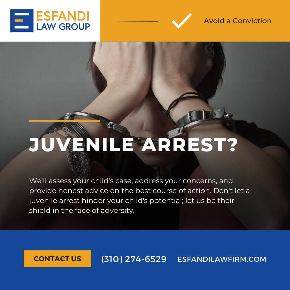 Juvenile Criminal Defense Lawyer - Call 310-274-6529