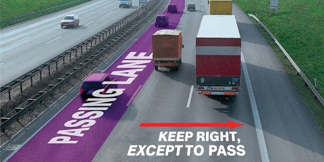 VC 21755 - Unsafe Passing on the Right
