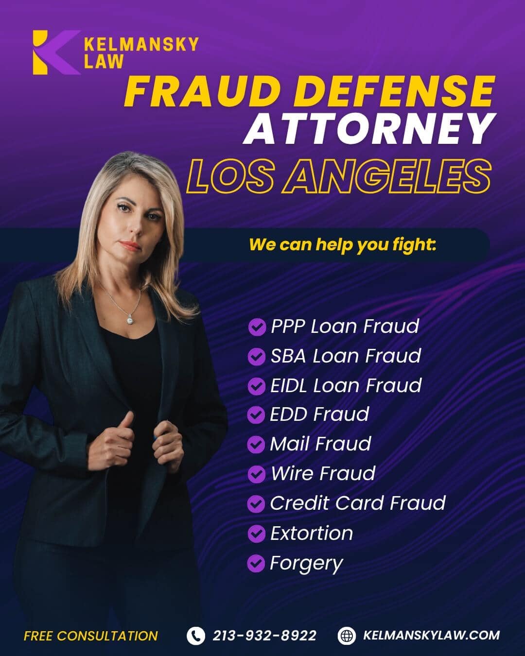 Fraud Defense Lawyer Yuliya Kelmansky