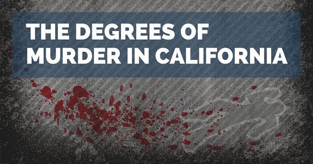 First, Second, Third Degree Murder & Manslaughter Differences